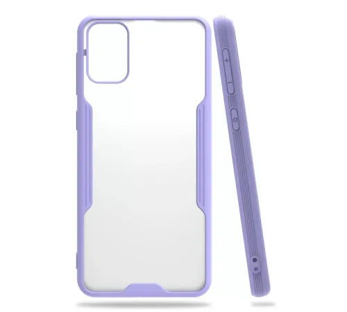 Samsung Galaxy M31 Kılıf Platin Silikon - Lila