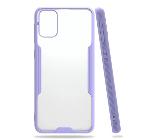 Samsung Galaxy M31 Kılıf Platin Silikon - Lila