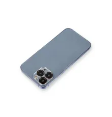 Apple iPhone 12 Pro Max Metal Kamera Lens Koruma Cam - Siyah