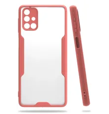 Samsung Galaxy M31S Kılıf Platin Silikon - Pembe