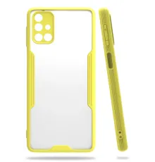 Samsung Galaxy M31S Kılıf Platin Silikon - Sarı
