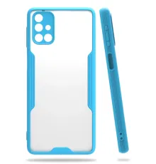 Samsung Galaxy M31S Kılıf Platin Silikon - Mavi