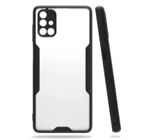 Samsung Galaxy M51 Kılıf Platin Silikon - Siyah