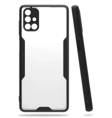 Samsung Galaxy M51 Kılıf Platin Silikon - Siyah