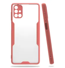 Samsung Galaxy M51 Kılıf Platin Silikon - Pembe