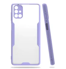 Samsung Galaxy M51 Kılıf Platin Silikon - Lila
