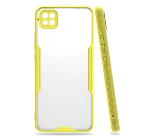 Xiaomi Redmi 9C Kılıf Platin Silikon - Sarı