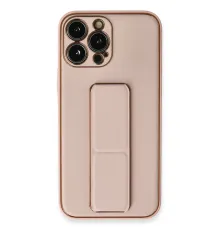 Apple iPhone 13 Pro Kılıf Coco Deri Standlı Kapak - Pembe