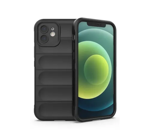 Apple iPhone 12 Kılıf Optimum Silikon - Siyah