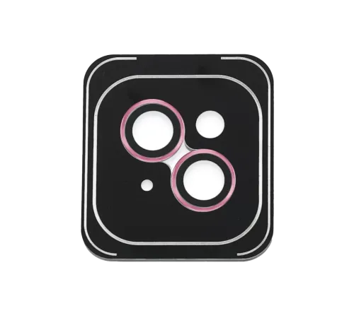 iPhone 14 PVD Metal Kamera Lens - Pembe