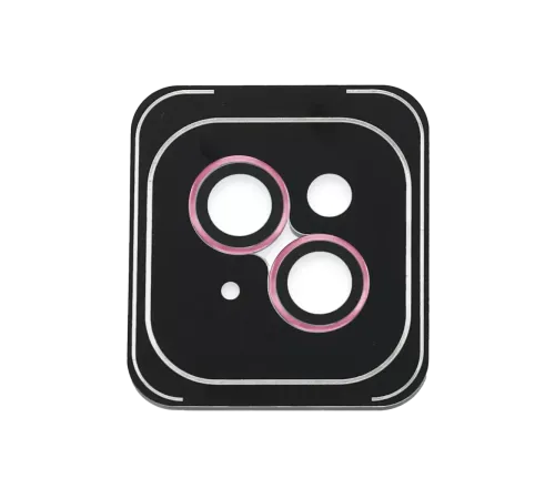 iPhone 14 PVD Metal Kamera Lens - Pembe