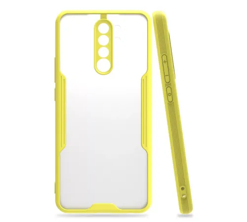 Xiaomi Redmi Note 8 Pro Kılıf Platin Silikon - Sarı