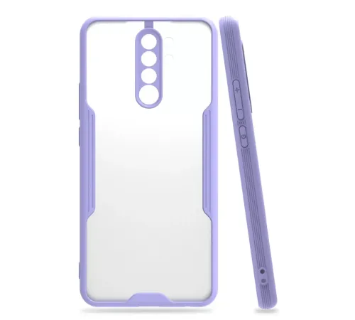 Xiaomi Redmi Note 8 Pro Kılıf Platin Silikon - Lila