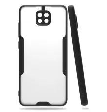 Xiaomi Redmi Note 9 Kılıf Platin Silikon - Siyah