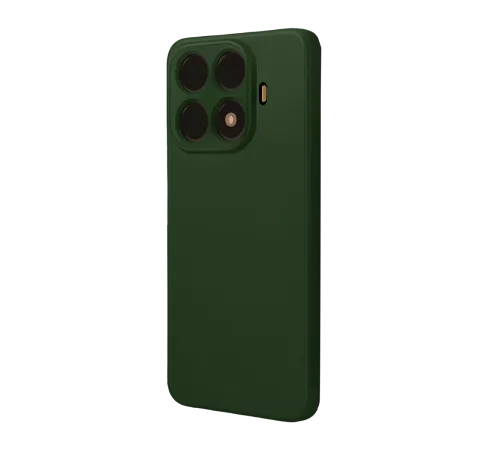 Xiaomi Mi 15T Pro Nano içi Kadife Silikon - Koyu Yeşil