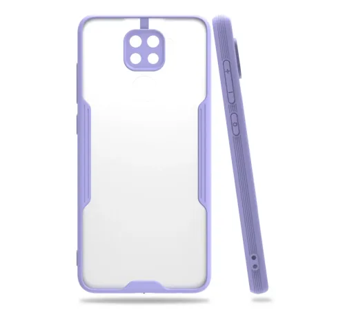 Xiaomi Redmi Note 9 Kılıf Platin Silikon - Lila