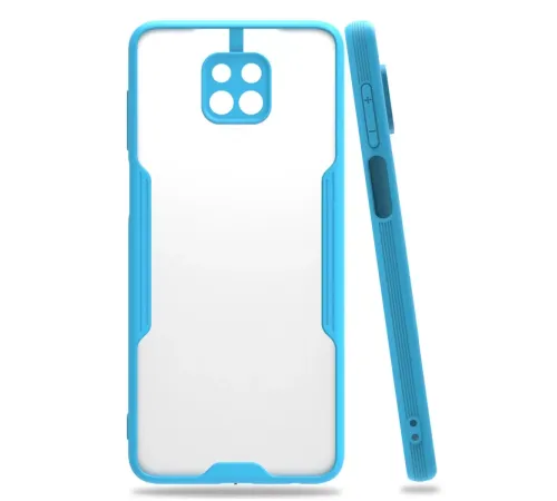 Xiaomi Redmi Note 9S Kılıf Platin Silikon - Mavi