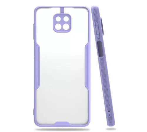 Xiaomi Redmi Note 9S Kılıf Platin Silikon - Lila