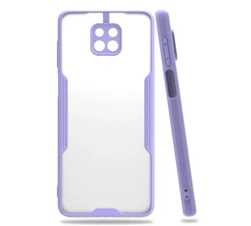 Xiaomi Redmi Note 9S Kılıf Platin Silikon - Lila