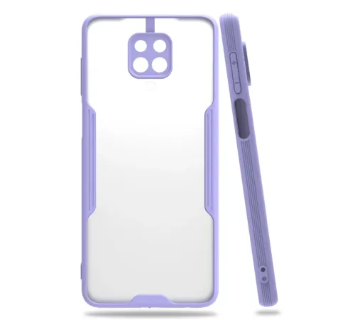 Xiaomi Redmi Note 9S Kılıf Platin Silikon - Lila