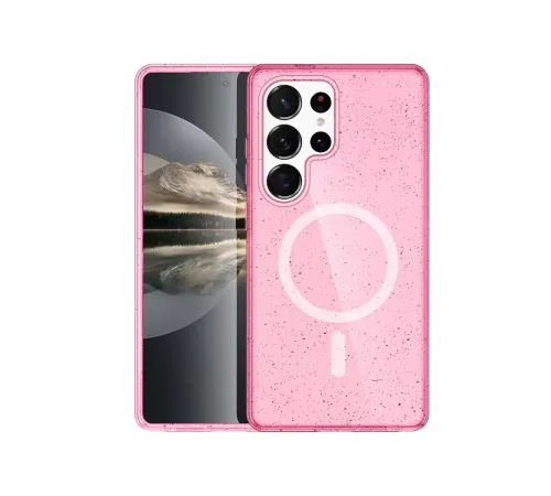 Samsung Galaxy S25 Ultra Star Magsafe Kapak - Pembe