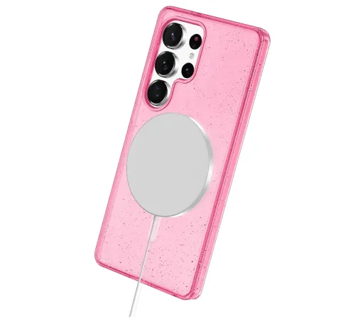 Samsung Galaxy S25 Ultra Star Magsafe Kapak - Pembe