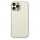Apple iPhone 13 Pro Kılıf Coco Karbon Silikon - Beyaz