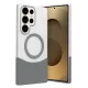 Samsung Galaxy S23 Ultra Velar Magsafe Kapak - Natural Grey