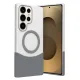 Samsung Galaxy S23 Ultra Velar Magsafe Kapak - Natural Grey