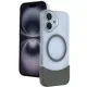 Apple iPhone 16 Velar Magsafe Kapak - Natural Grey