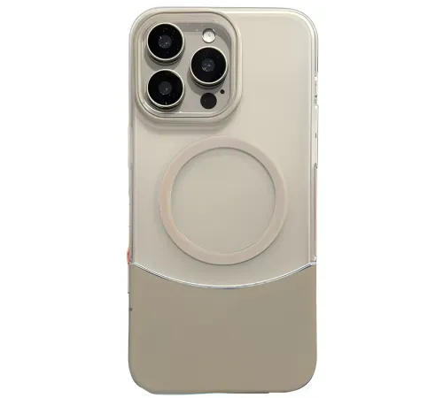 Apple iPhone 16 Pro Velar Magsafe Kapak - Natural Grey