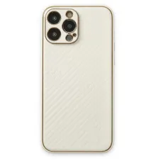 Apple iPhone 13 Pro Max Kılıf Coco Karbon Silikon - Beyaz