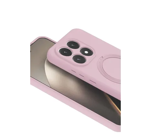 Xiaomi Mi 15T Regal Magsafe Standlı Kapak - Açık Pembe