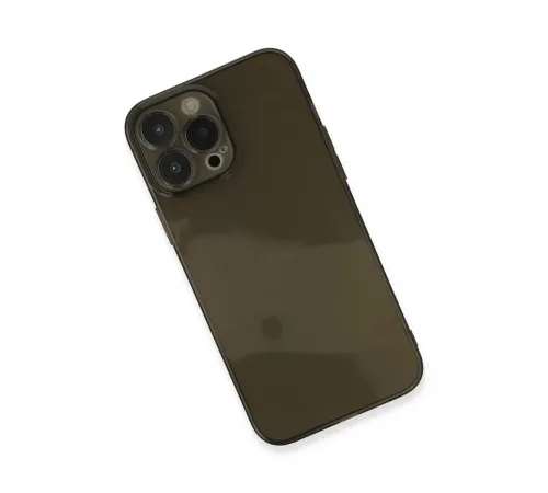 Apple iPhone 13 Pro Max Kılıf Fly Lens Silikon - Siyah