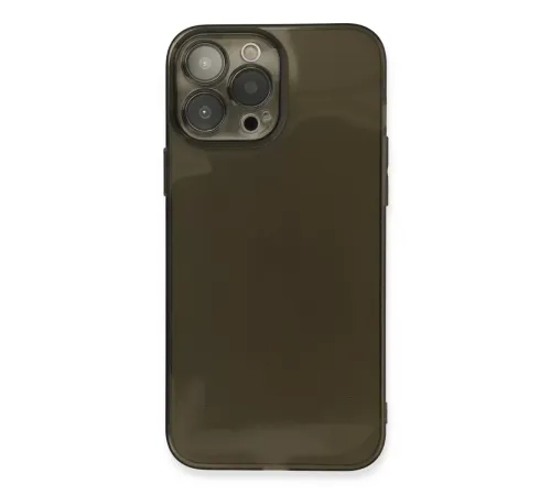Apple iPhone 13 Pro Max Kılıf Fly Lens Silikon - Siyah