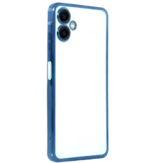Samsung Galaxy A07 4G Lensli Silikon - Açık Mavi