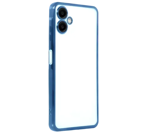 Samsung Galaxy A07 4G Lensli Silikon - Açık Mavi