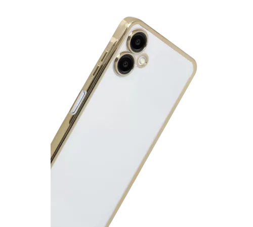 Samsung Galaxy A07 4G Lensli Silikon - Gold
