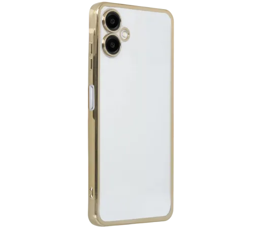 Samsung Galaxy A07 4G Lensli Silikon - Gold