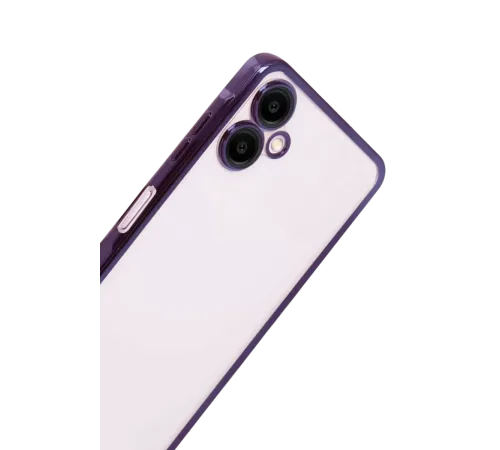 Samsung Galaxy A07 4G Lensli Silikon - Mor