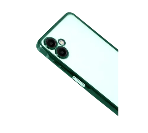 Samsung Galaxy A07 4G Lensli Silikon - Yeşil