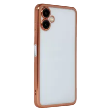Samsung Galaxy A07 4G Lensli Silikon - Çöl Titanyum