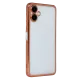 Samsung Galaxy A07 4G Lensli Silikon - Çöl Titanyum
