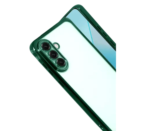 Samsung Galaxy A17 5G Lensli Silikon - Yeşil