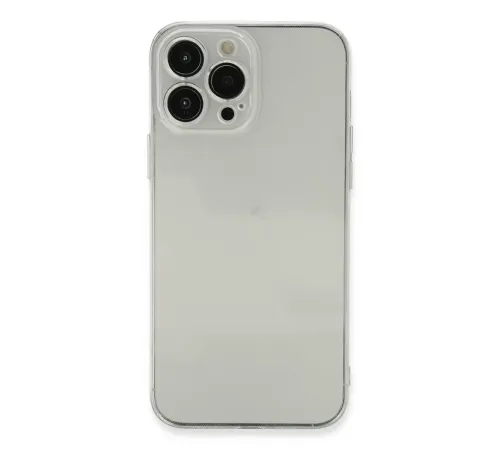 Apple iPhone 13 Pro Max Kılıf Fly Lens Silikon - Şeffaf