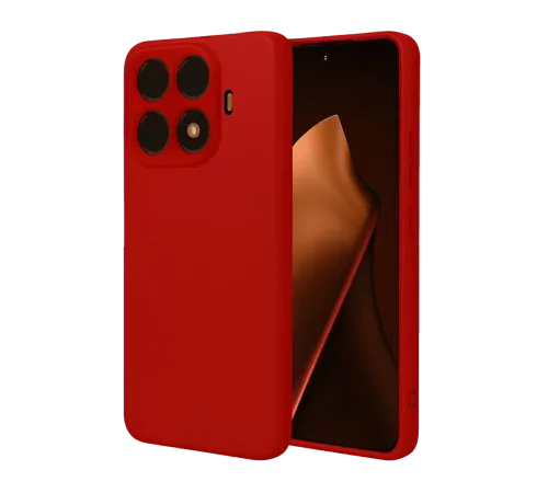 Xiaomi Mi 15T Pro Nano içi Kadife Silikon - Kırmızı