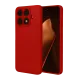 Xiaomi Mi 15T Pro Nano içi Kadife Silikon - Kırmızı