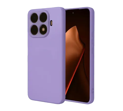 Xiaomi Mi 15T Pro Nano içi Kadife Silikon - Lila