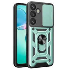 Samsung Galaxy S26 Pars Lens Yüzüklü Silikon - Yeşil