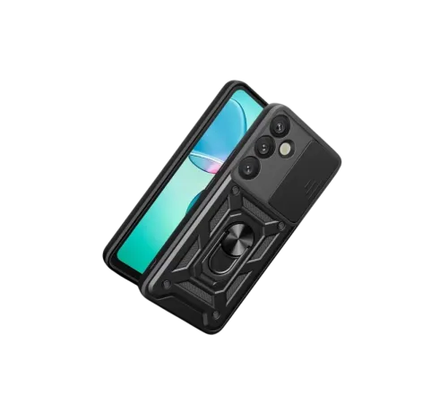 Samsung Galaxy S26 Plus Pars Lens Yüzüklü Silikon - Siyah